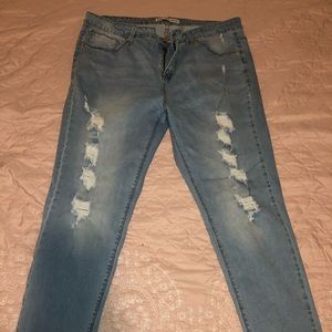 Plus size jeans